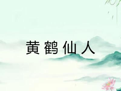 黄鹤仙人 黄鹤仙人