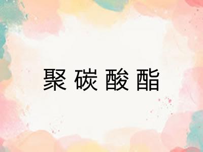 聚碳酸酯 聚碳酸酯