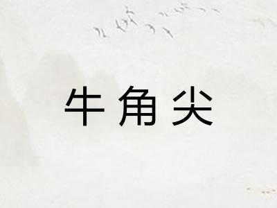牛角尖