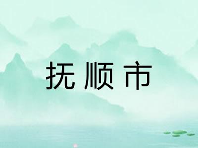 抚顺市 抚顺市