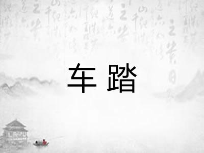车踏 车踏