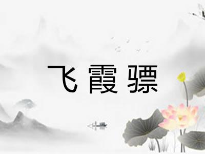 飞霞骠 飞霞骠