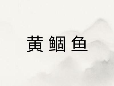 黄鲴鱼 黄鲴鱼