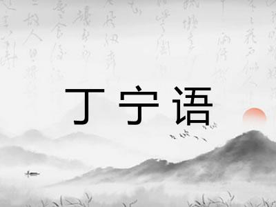丁宁语 丁宁语