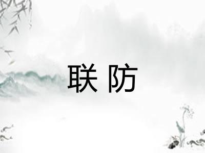 联防 联防