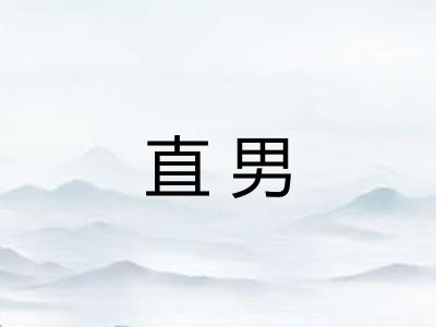 直男 直男