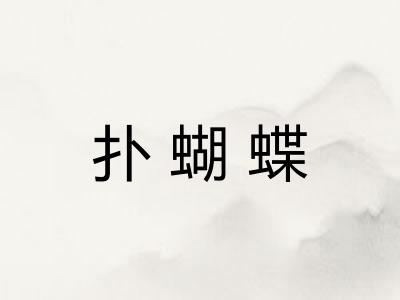 扑蝴蝶