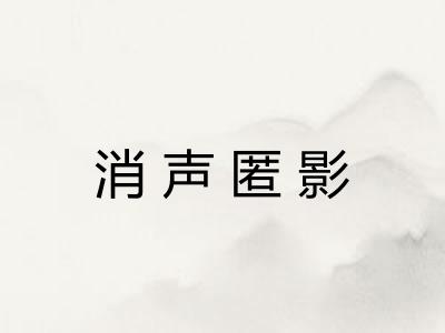 消声匿影