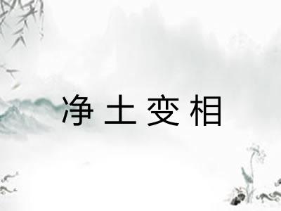 净土变相 净土变相