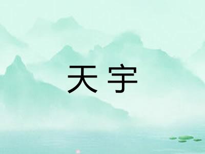 天宇 天宇