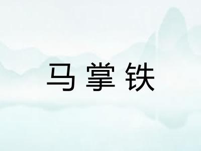 马掌铁