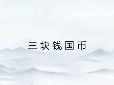 三块钱国币 三块钱国币