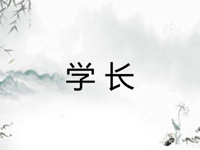 学长 学长