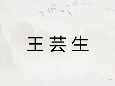 王芸生