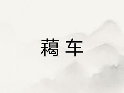 藒车