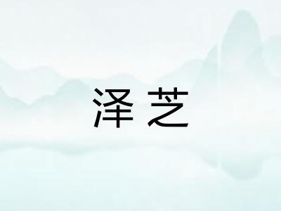 泽芝 泽芝