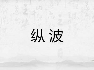 纵波 纵波