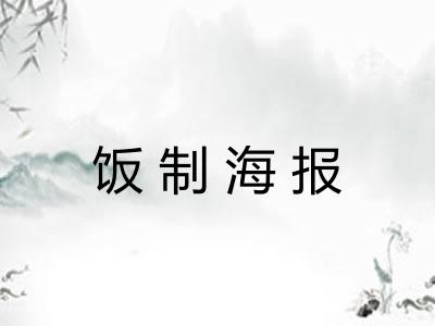 饭制海报 饭制海报