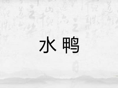 水鸭