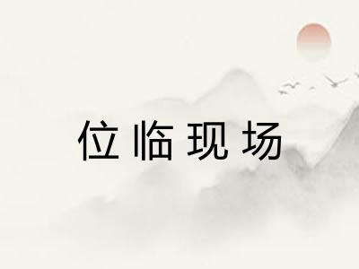 位临现场 位临现场