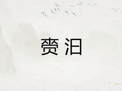 赍汩 赍汩