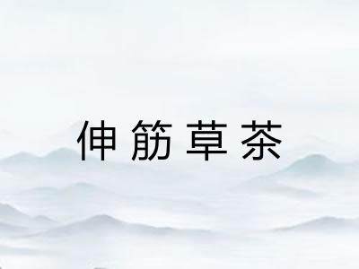 伸筋草茶 伸筋草茶