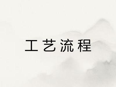 工艺流程 工艺流程
