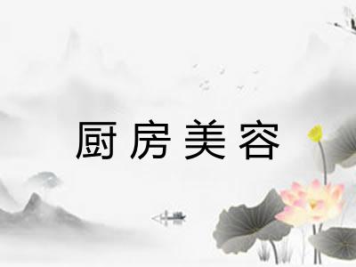 厨房美容 厨房美容