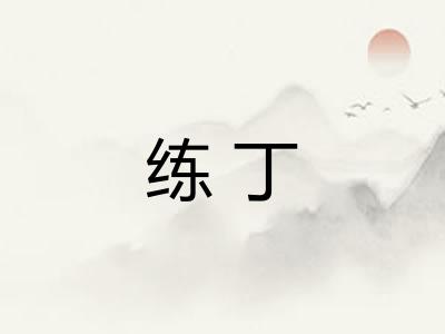 练丁 练丁