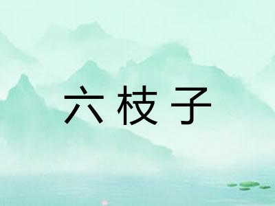 六枝子 六枝子