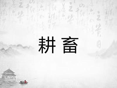 耕畜