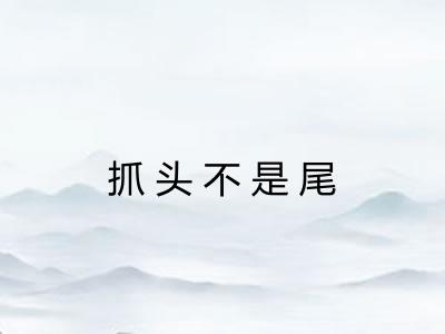 抓头不是尾 抓头不是尾