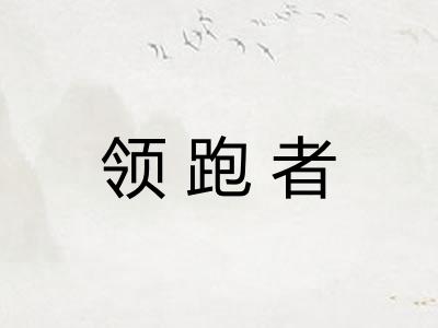 领跑者 领跑者