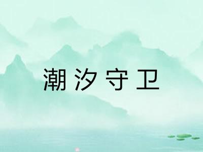 潮汐守卫 潮汐守卫