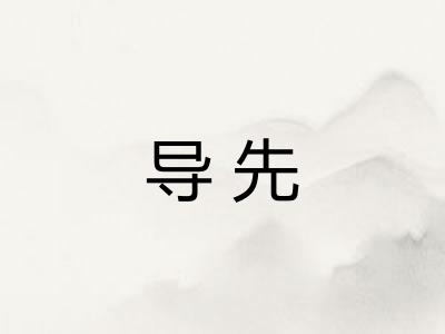 导先 导先