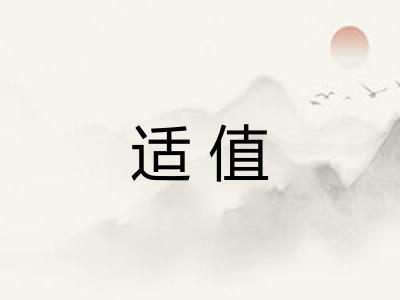 适值