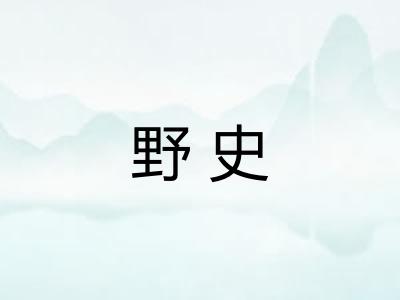野史 野史