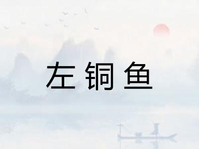 左铜鱼 左铜鱼