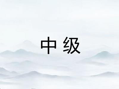 中级