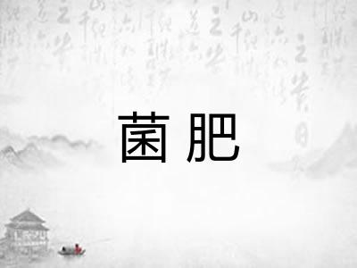 菌肥 菌肥