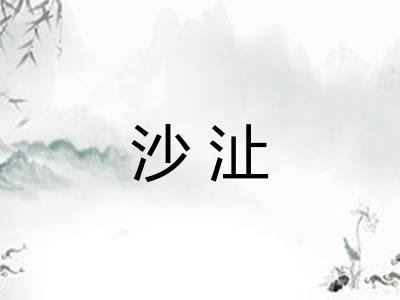 沙沚