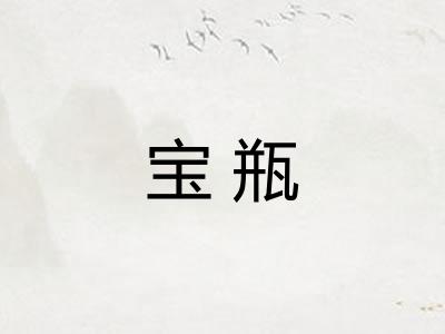 宝瓶 宝瓶