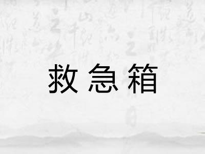 救急箱 救急箱