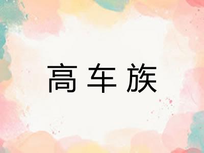 高车族 高车族