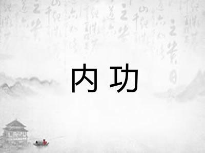 内功 内功