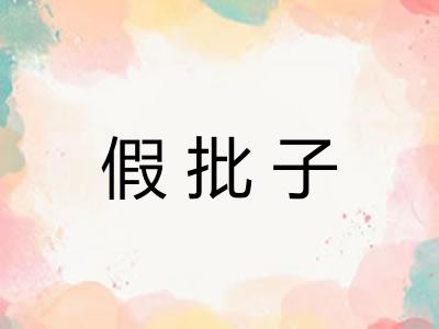 假批子 假批子