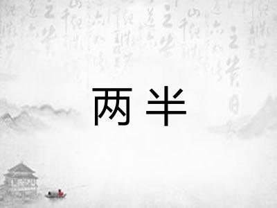 两半 两半