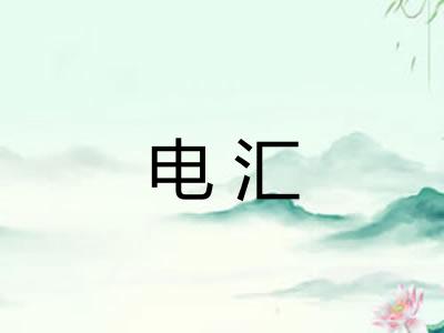 电汇 电汇
