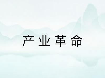 产业革命 产业革命