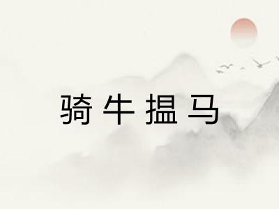 骑牛揾马 骑牛揾马